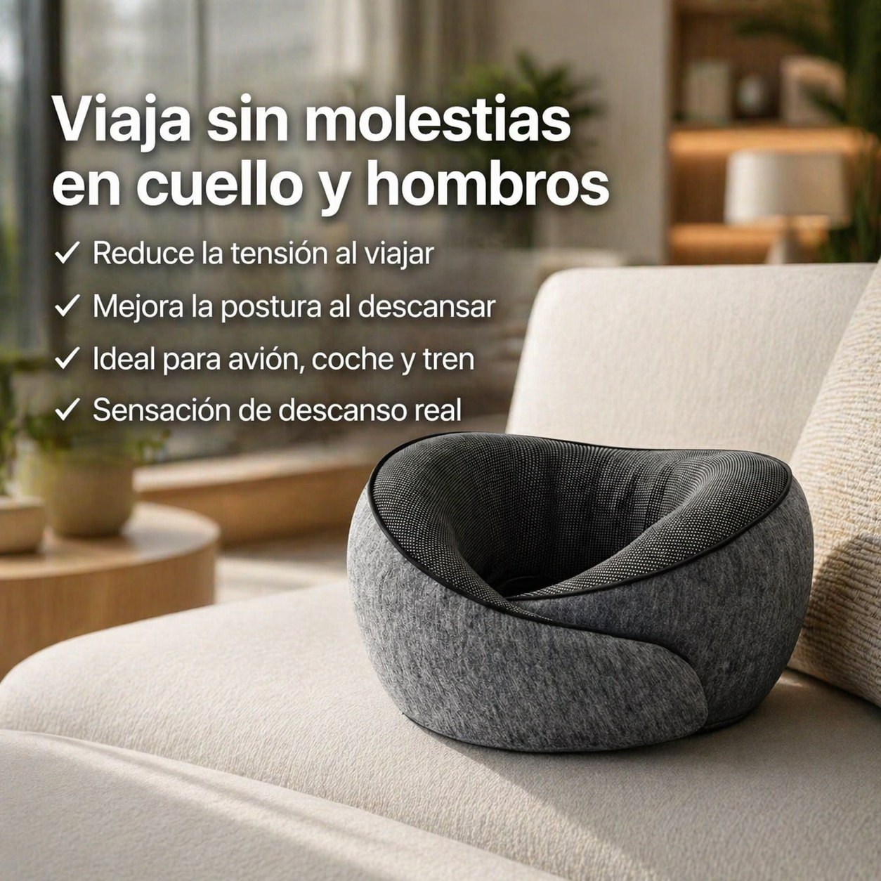 Almohada de Viaje Ergonómica