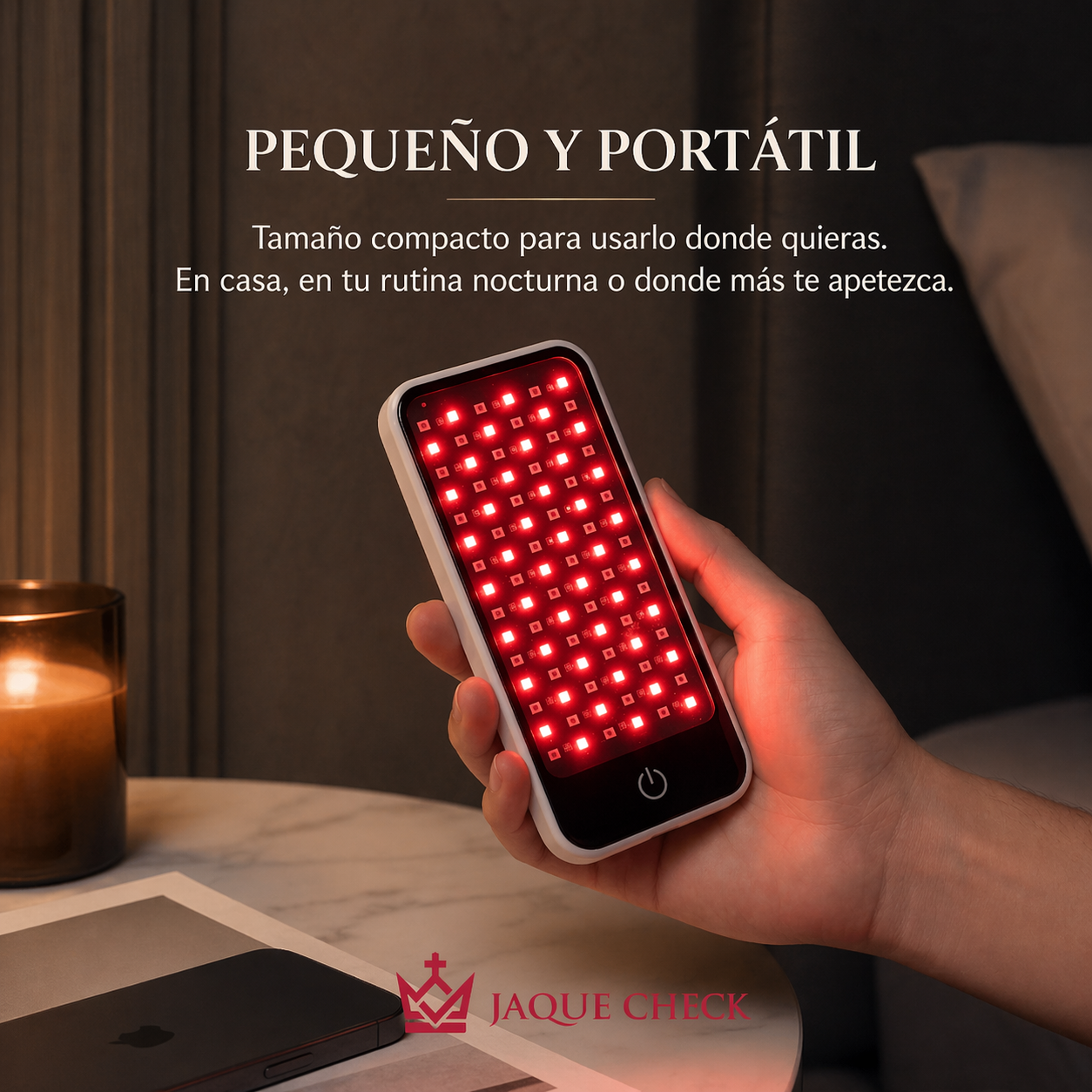 Panel de Terapia de Luz Roja e Infrarroja Portátil