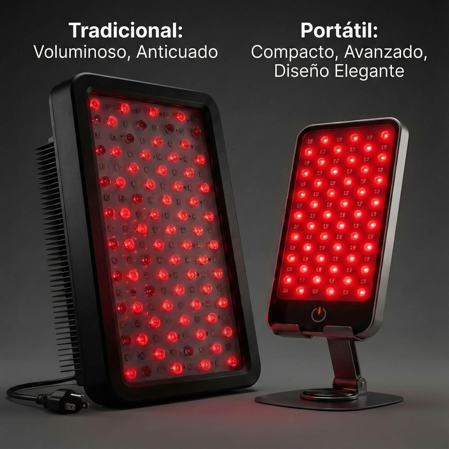 Panel de Terapia de Luz Roja e Infrarroja Portátil | Jaque Check®