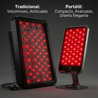 Panel de Terapia de Luz Roja e Infrarroja Portátil | Jaque Check®