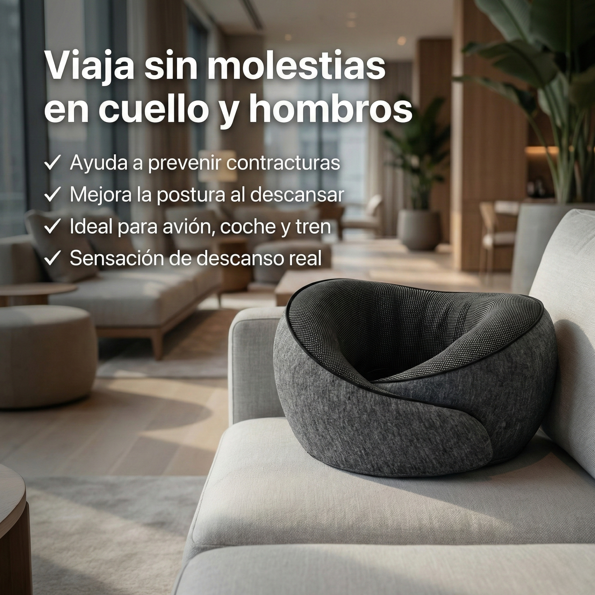 Almohada de Viaje Ergonómica