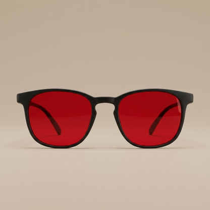 Gafas Lentes Rojas (Uso Noche) | Jaque Check®