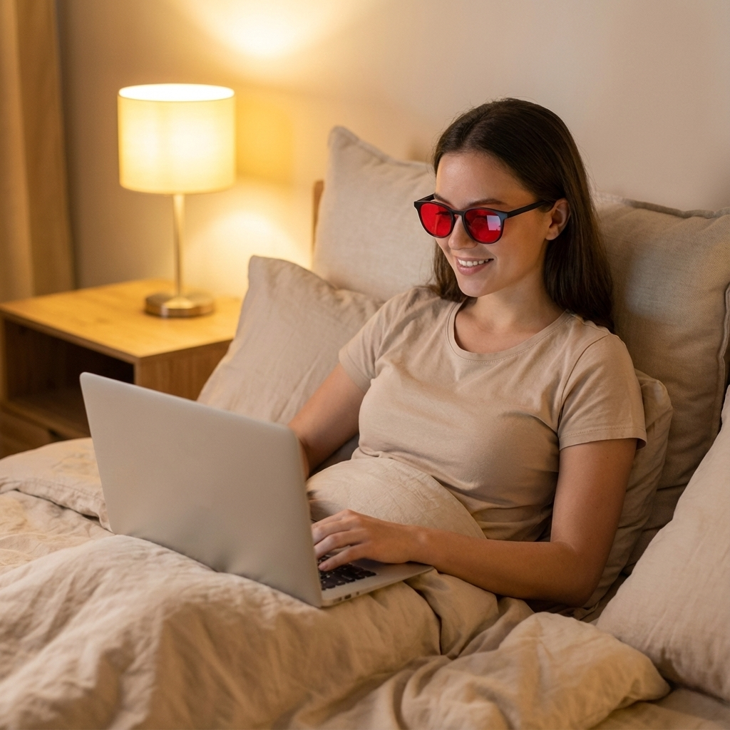 Gafas Lentes Rojas (Uso Noche) | Jaque Check®