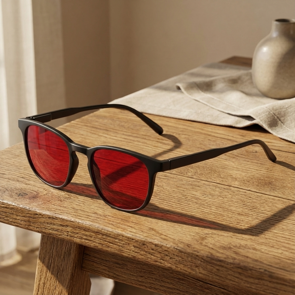 Gafas Lentes Rojas (Uso Noche) | Jaque Check®