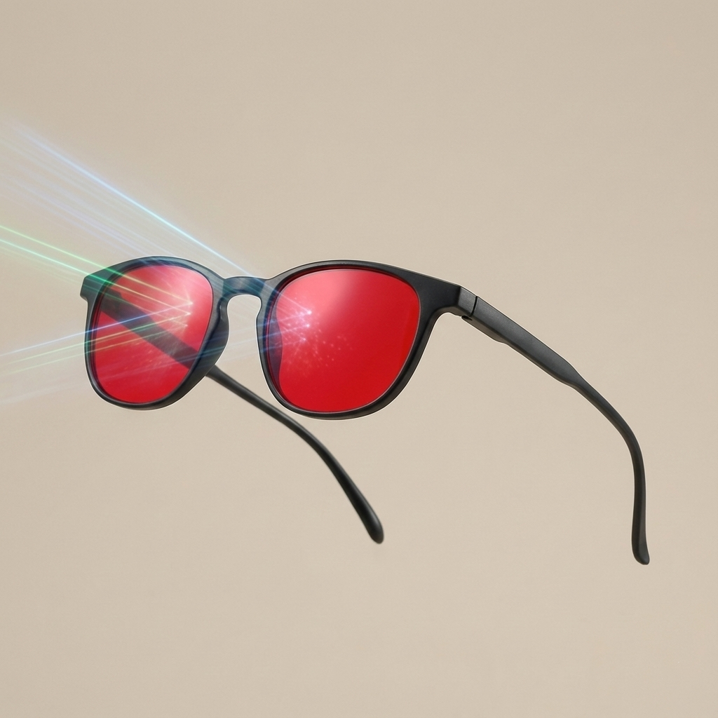 Gafas Lentes Rojas (Uso Noche) | Jaque Check®